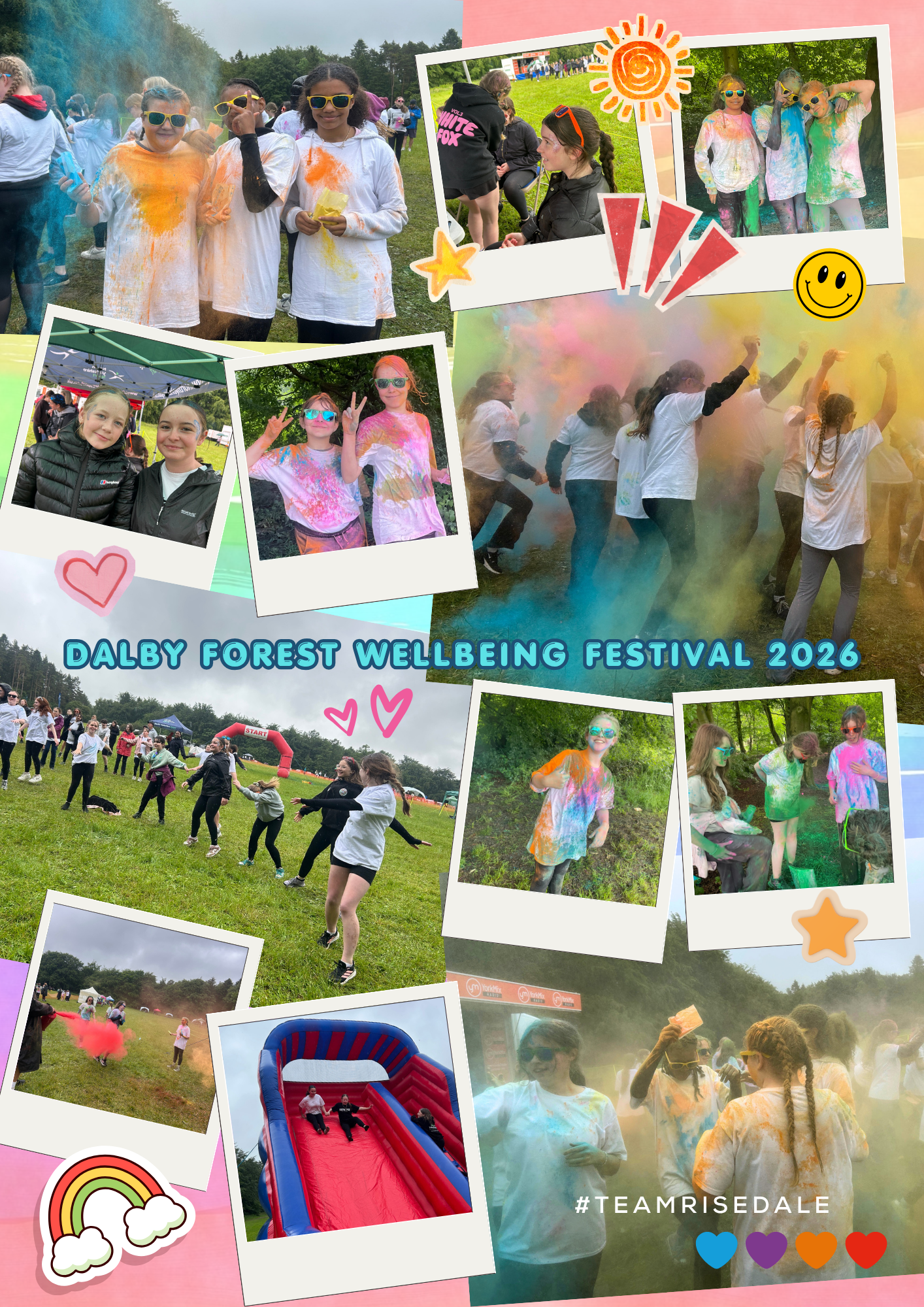 Dalby Forest Wellbeing A4 Collage